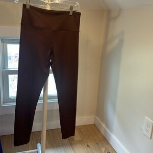 Zyia active brown/ maroon leggings, size small (6-8)